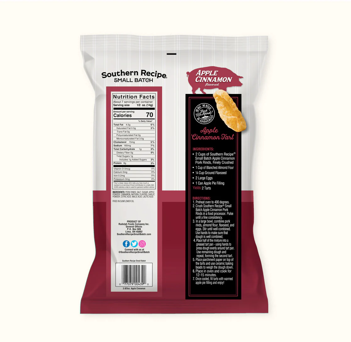 Apple Cinnamon Dessert Pork Rinds - Image 2