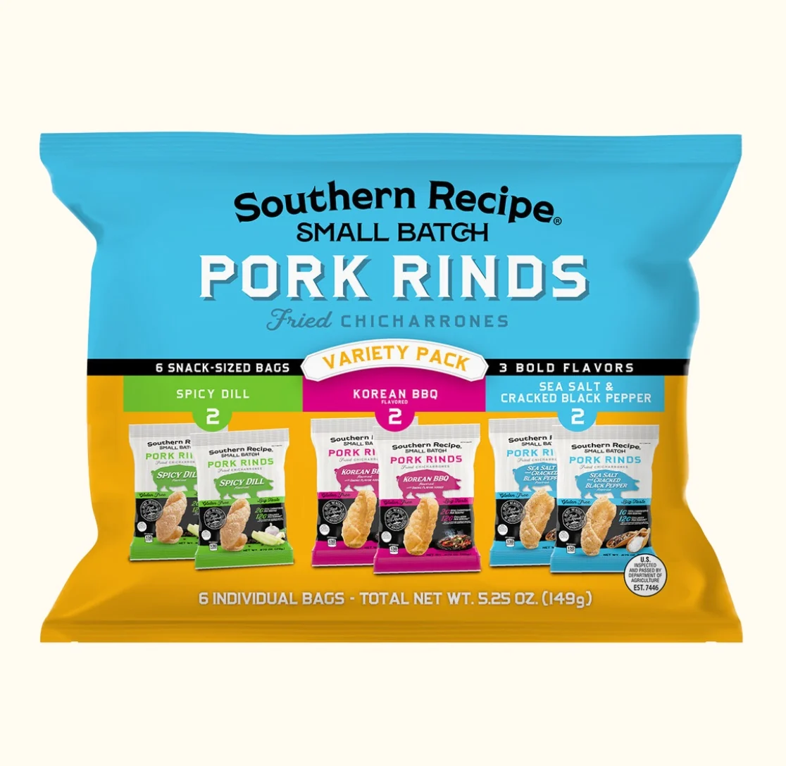 Single Serving Pork Rind Sampler